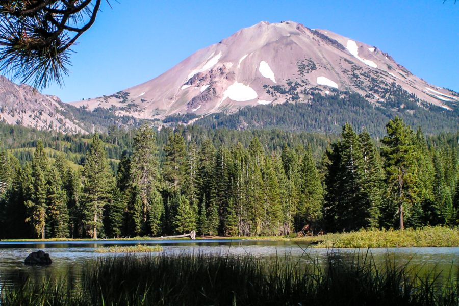 Lassen Volcanic N.P. - Lassen Peak, vor ~95 Jahren ausgebrochen.