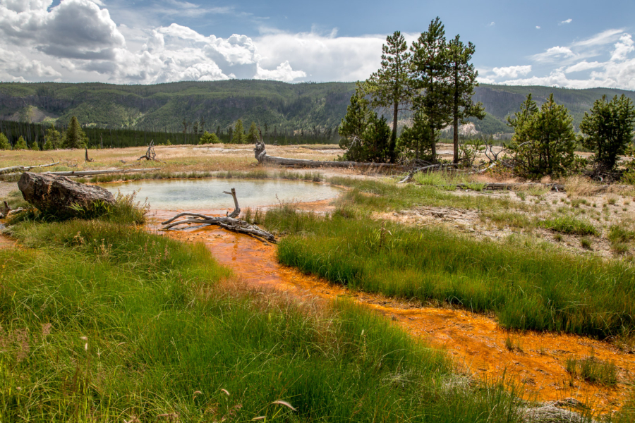 21.7. North Upper Geyser Basin - Mirror Pool, Runoff