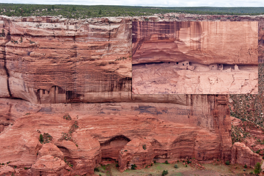 1.-2.8. - Canyon de Chelly. Ruinen in schwindelerregender Höhe