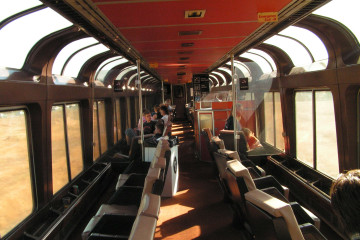 Aussichtswagen des California Zephyr