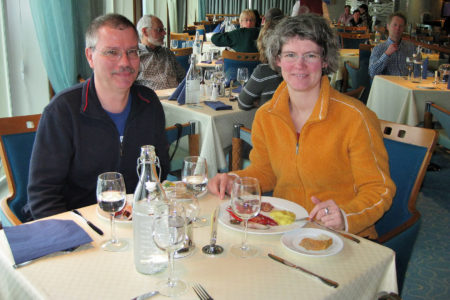 Mittagsbuffet auf der MS Trollfjord