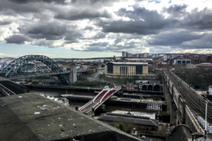 23.4. Newcastle Castle -&gt; High Level Bridge, Swing Bridge, Tyne Bridge, Sage Gateshead