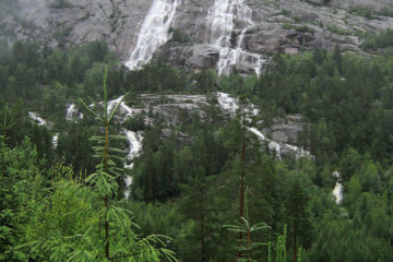 Wasserfälle nach dem Regen