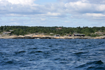 Auf hoher See Richtung Portør