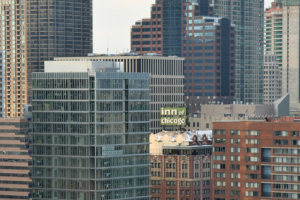 26.1.2008 - Blick vom Sheraton, auf das „Inn of Chicago“ (siehe 2004 :-)