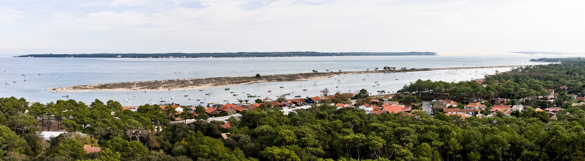 22.10. Blick vom Leuchttum über Cap Ferret