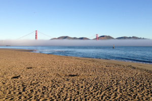 25./27.6. San Francisco - Morgenlauf zur Golden Gate Bridge