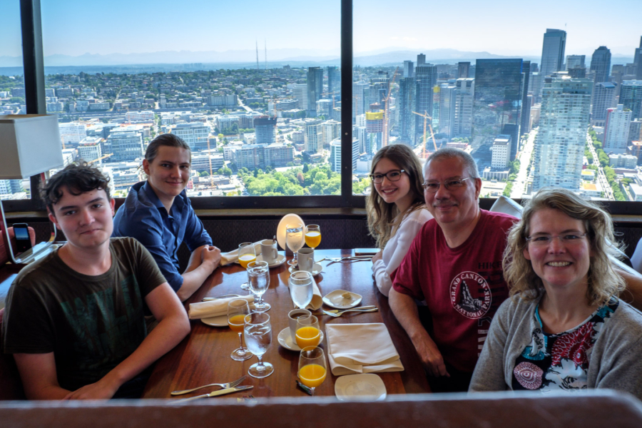 29.7.2017 - Geburtstagsbrunch auf der Space Needle