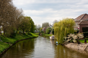 Malerische Rur in Roermond.