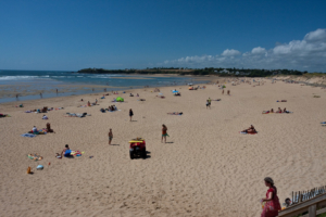 Am Strand von Guidel Plage