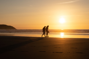 20.10.2018 - Sonnenuntergang in Woolacombe