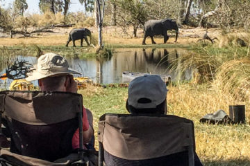 2.9.2019 - Kayak Tag 3, Elefantenbesuch beim Camp 3