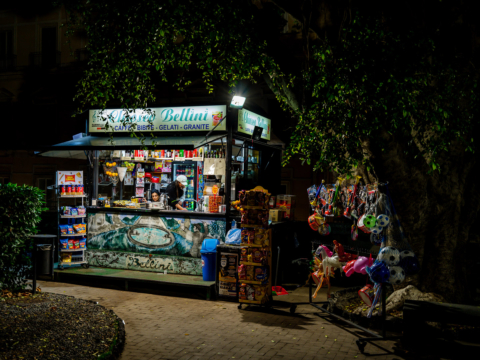 15.11.2022 - Kiosk im Parco Maestranze, Catania