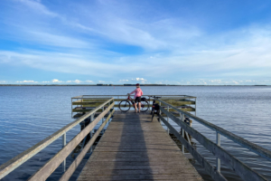 28.8.2023 - Radtour Darß, Bodstedter Bodden, Seebrücke Born