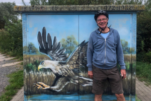 29.8.2023 - Radtour Zingst: Michael hat endlich Seeadler gefunden ;-)