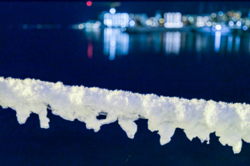 17.2.2024 - Tromsø, Abendbummel im Schneetreiben